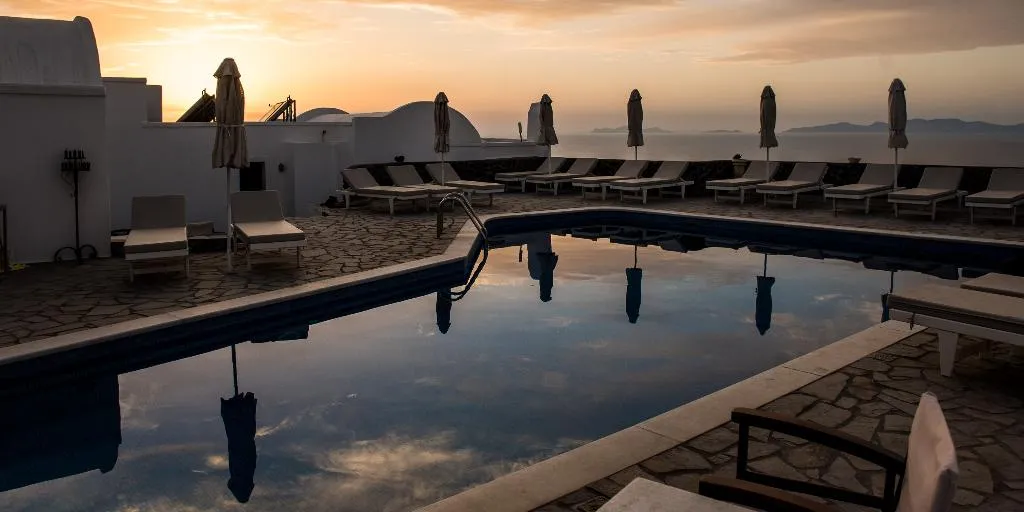 General view, Agnadi Villas, Santorini