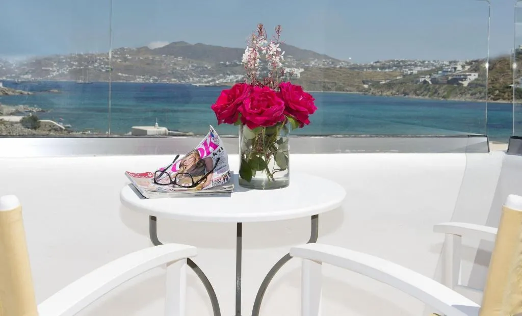DOUBLE SEA VIEW Room, Corfos Hotel, Mykonos