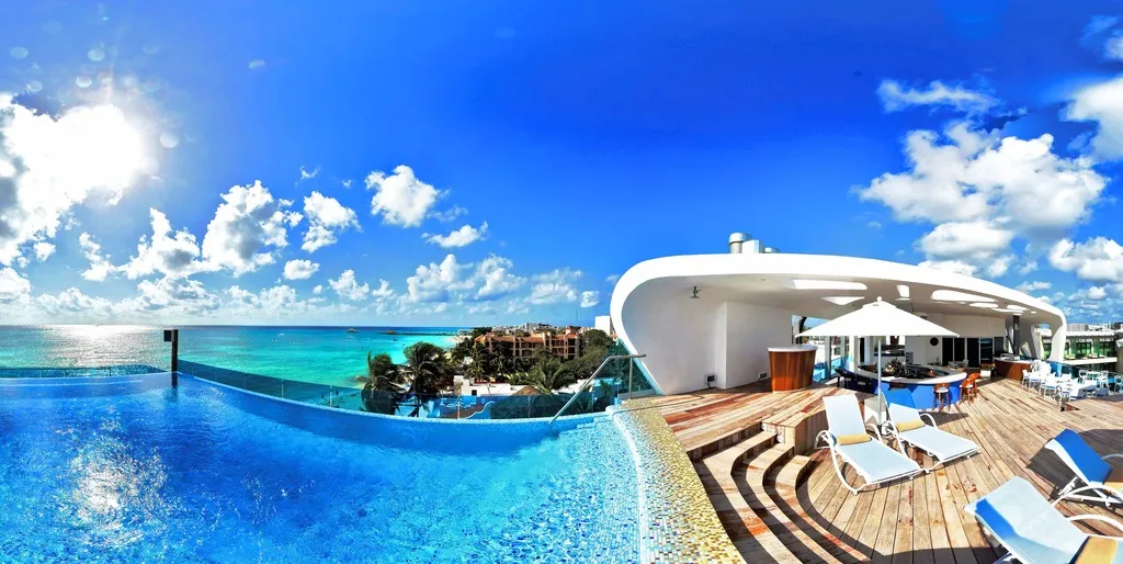 General view, The Carmen Hotel - Ocean Front, Playa Del Carmen