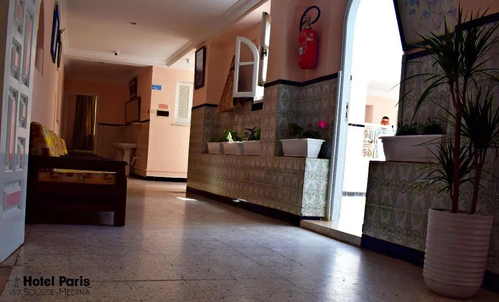 Lobby, Hotel Paris, Tunisia