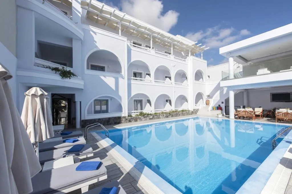 Pool, Blue Waves, Santorini