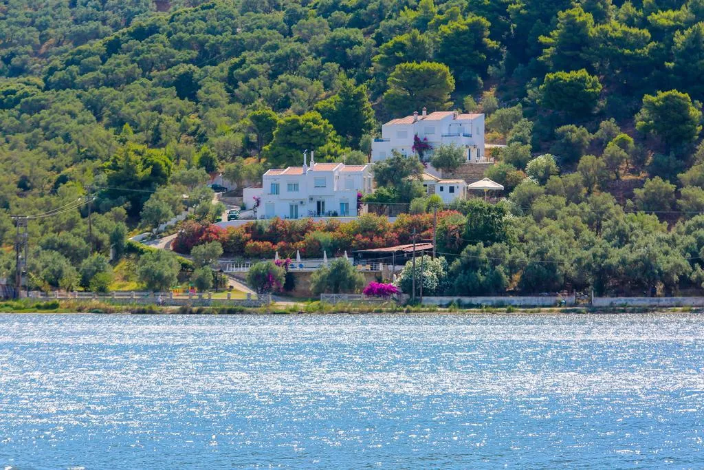 General view, Villa Ariadni, Skiathos