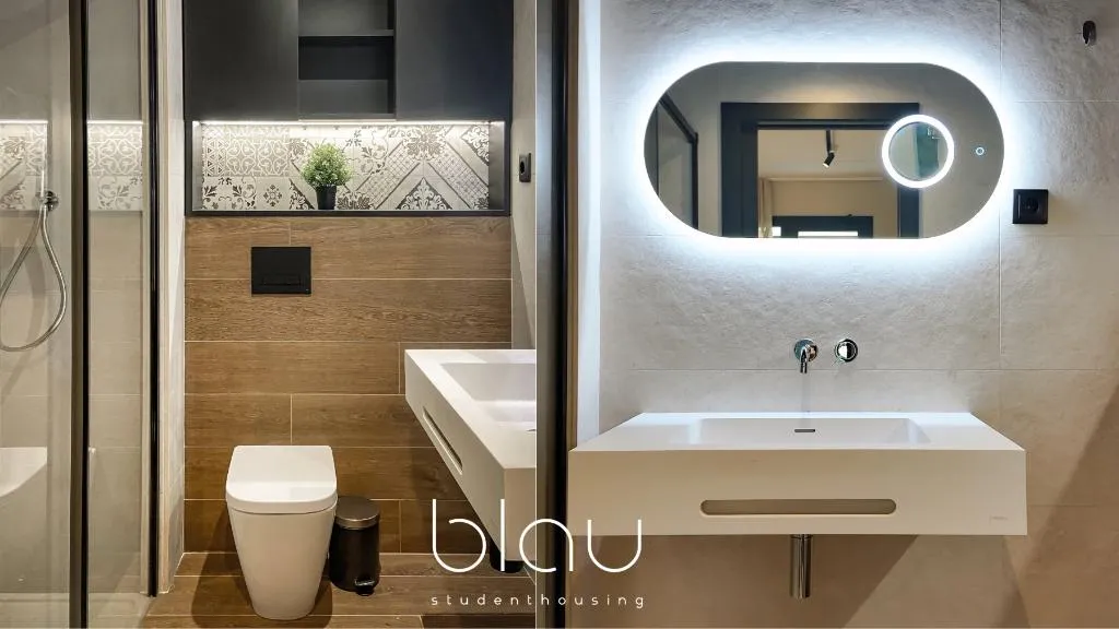 STUDIO DELUXE ONE BED Room, Blau Student Housing, Barcelona