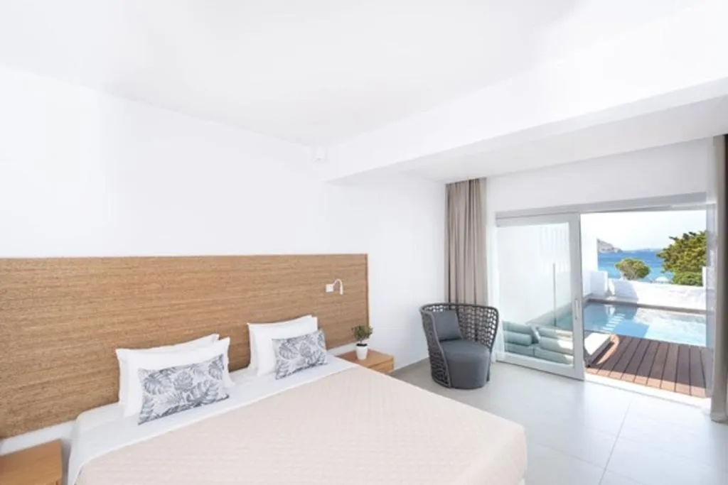 SUITE DELUXE SEA VIEW Room, Manoulas Beach, Mykonos