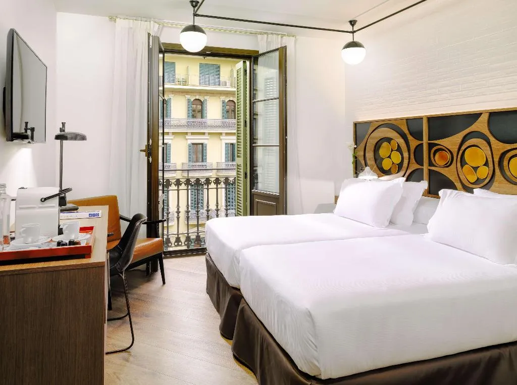 DOUBLE SINGLE USE WITH BALCONY Room, H10 Metropolitan, Barcelona