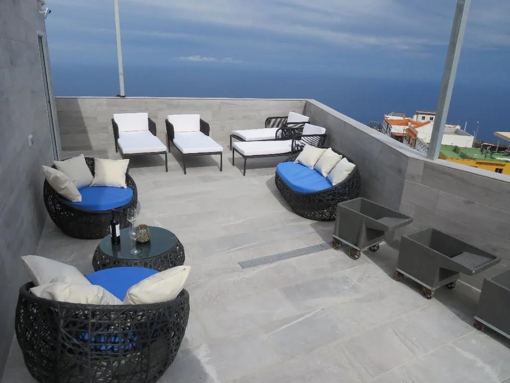 Terrace, Hotel Lua Isla Del Hierro, Tenerife