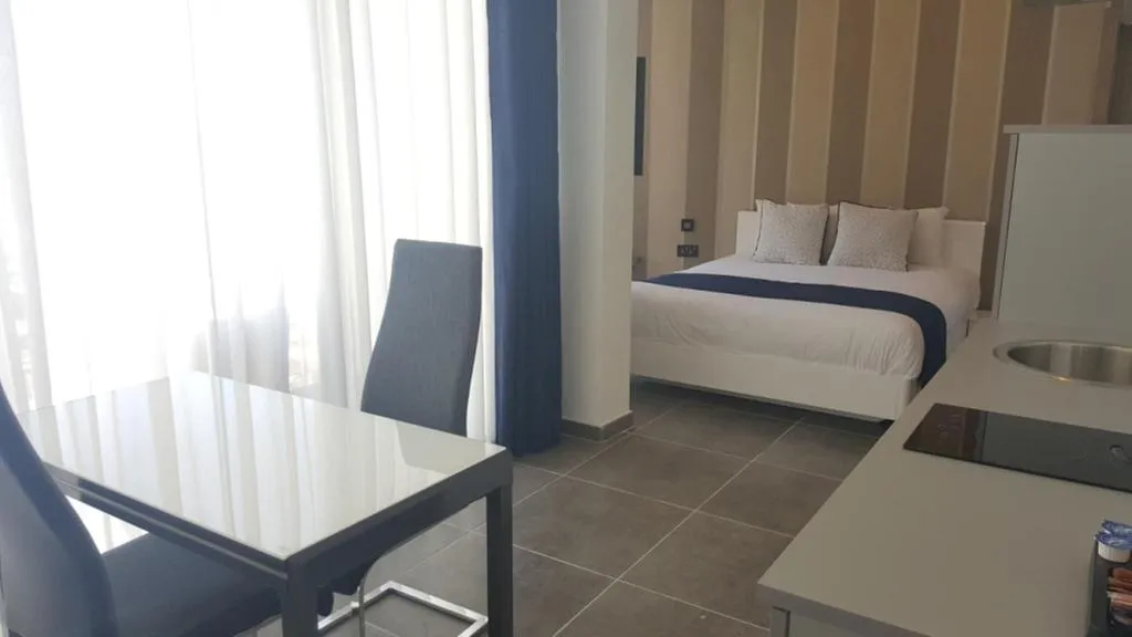 DOUBLE QUEEN SIZE BED Room, Pebbles Boutique Aparthotel, Malta