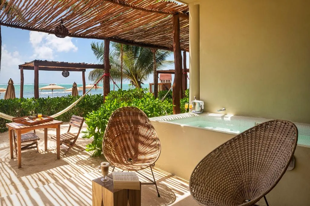 SUITE BEACH FRONT Room, Mereva Tulum, Cancun Area