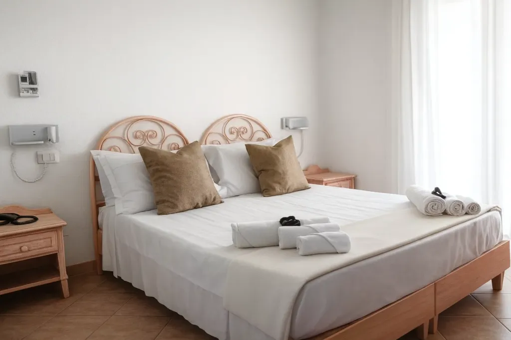QUADRUPLE GARDEN VIEW Room, Hotiday Baja Sardinia Seaside, Olbia