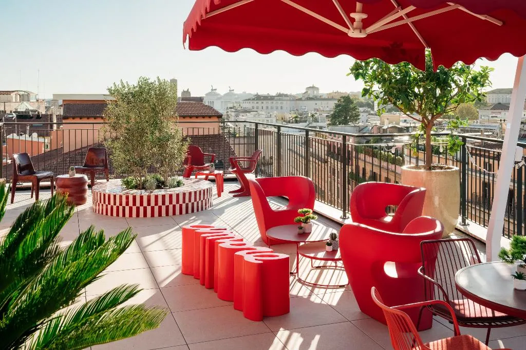 Terrace, Ruby Giulia Hotel Rome, Rome