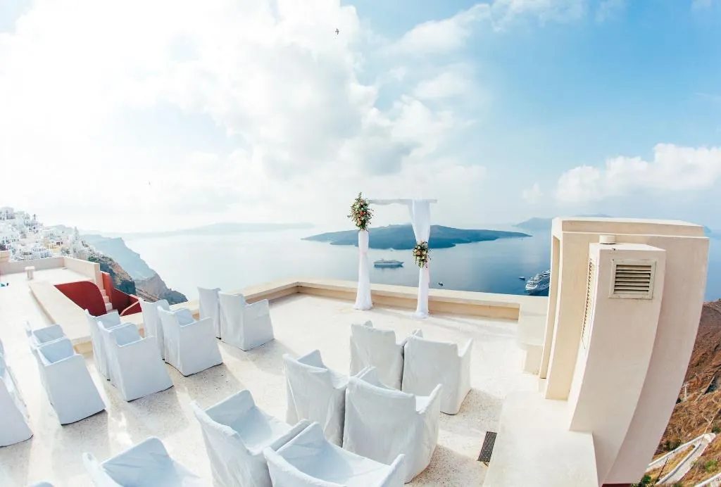 Terrace, Villa Bordeaux, Santorini