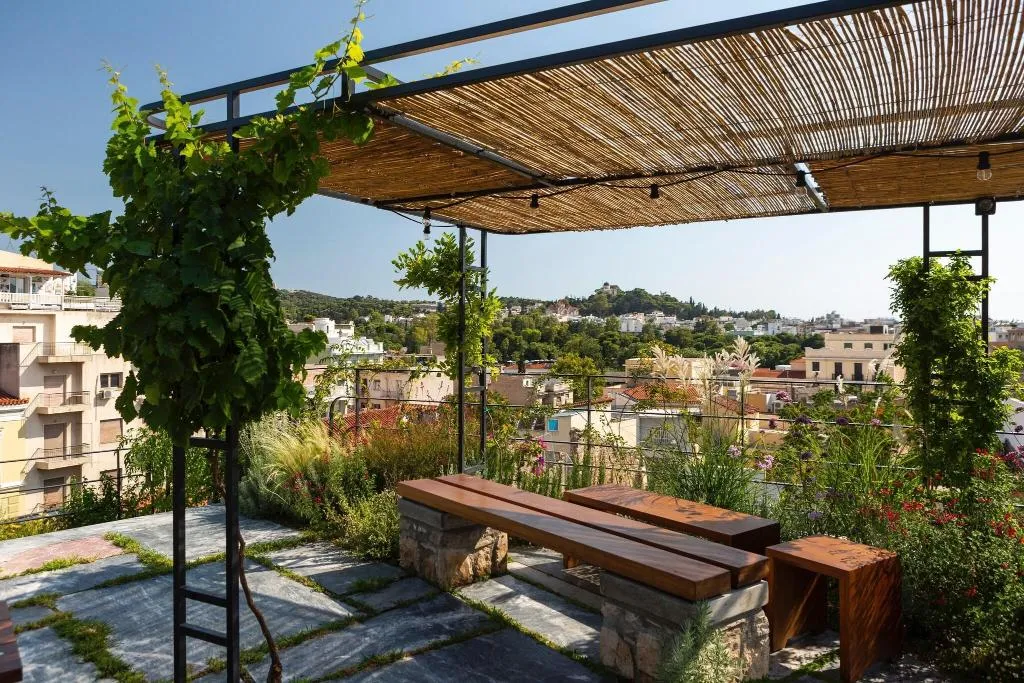 Terrace, The Foundry Suites, Athens