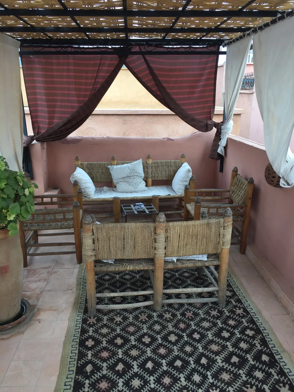 Terrace, Riad Ineslisa, Marrakech