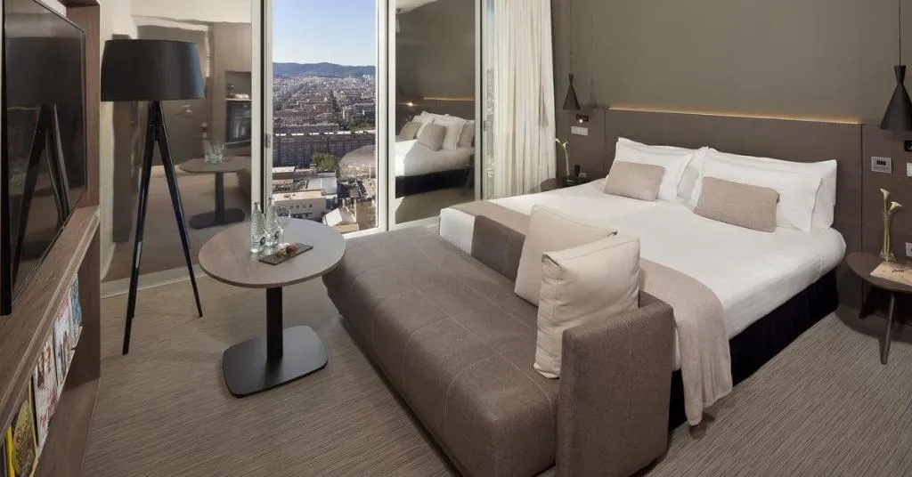 DOUBLE CITY VIEW Room, The Level at Melia Barcelona Sky, Barcelona