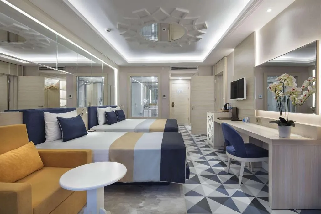 DOUBLE SINGLE USE LAND VIEW Room, Granada Luxury Beach Avsallar, Antalya