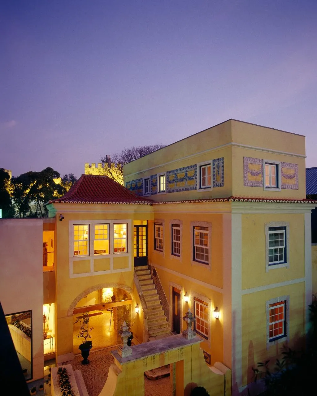 General view, Solar do Castelo, Lisbon