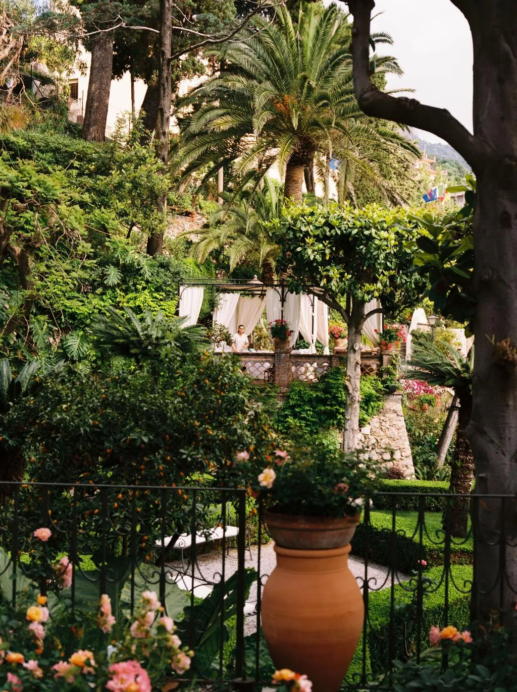 Terrace, Villa Sant'Andrea, A Belmond Hotel, Taormina Mare, Catania