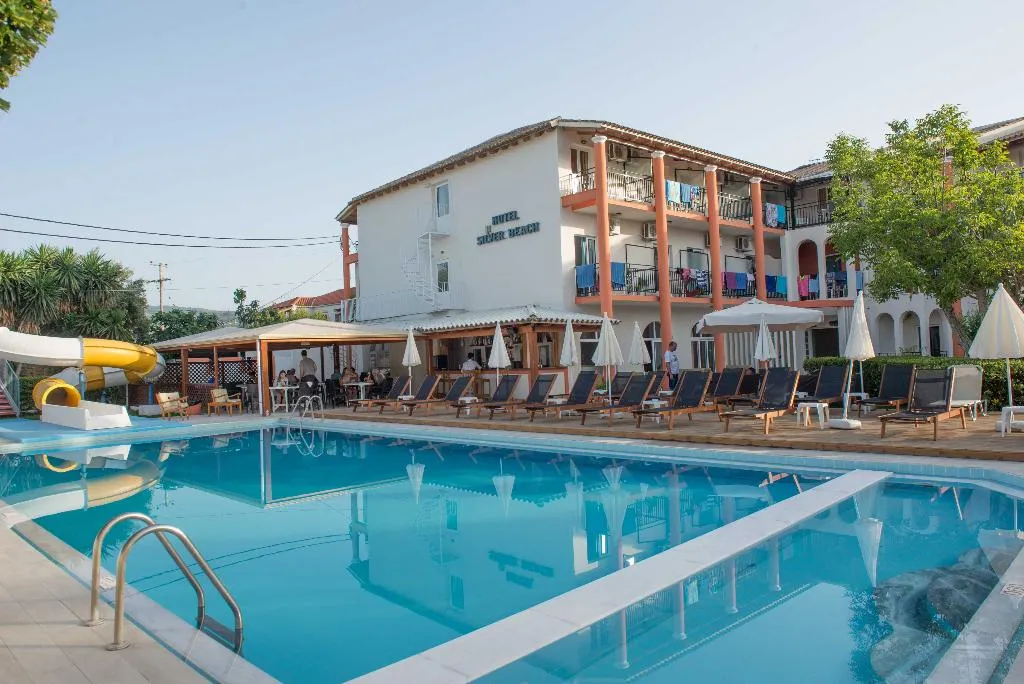 Pool, Silver Beach Hotel and Annexe Apartments, Corfu