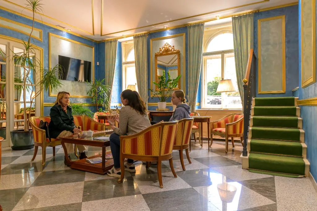 Lobby, Hotel Kinsky Fountain, Prague