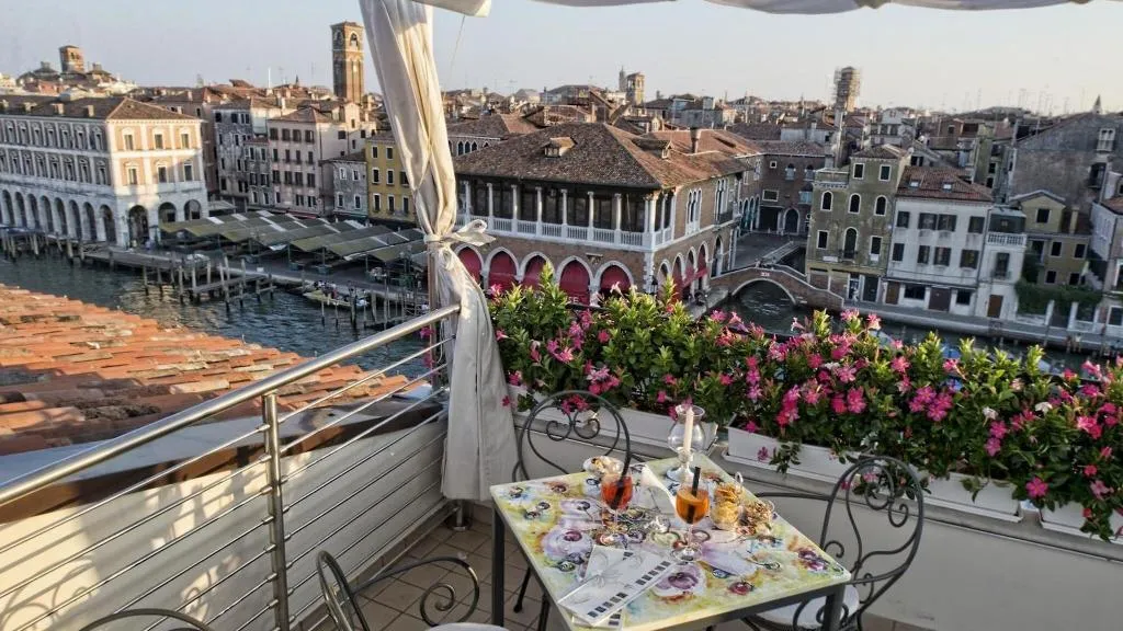 Terrace, Ca' Sagredo Hotel, Venice