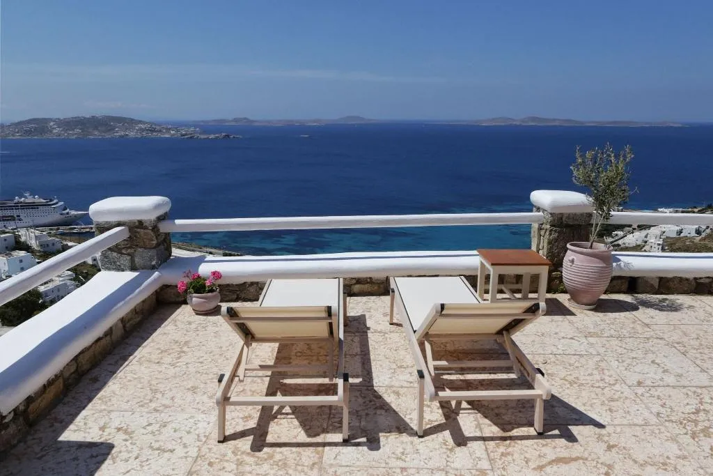 Terrace, La Maison Blanche, Mykonos