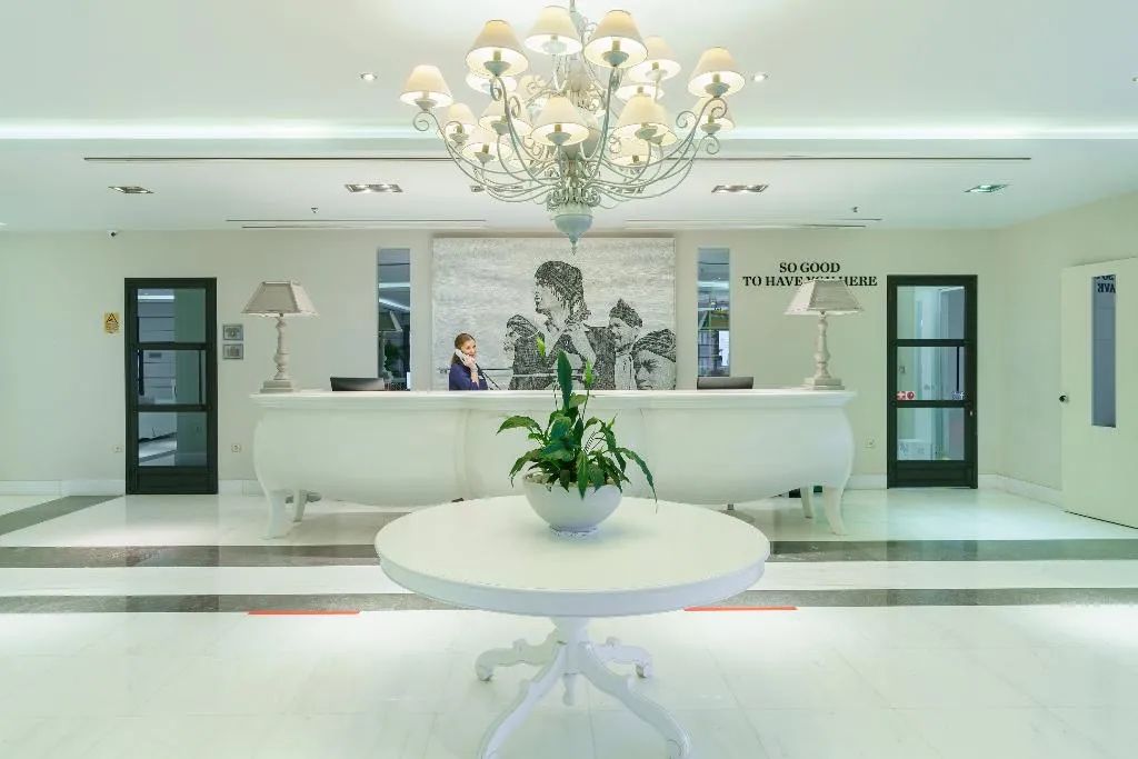 Lobby, Aegean Pearl Hotel, Crete