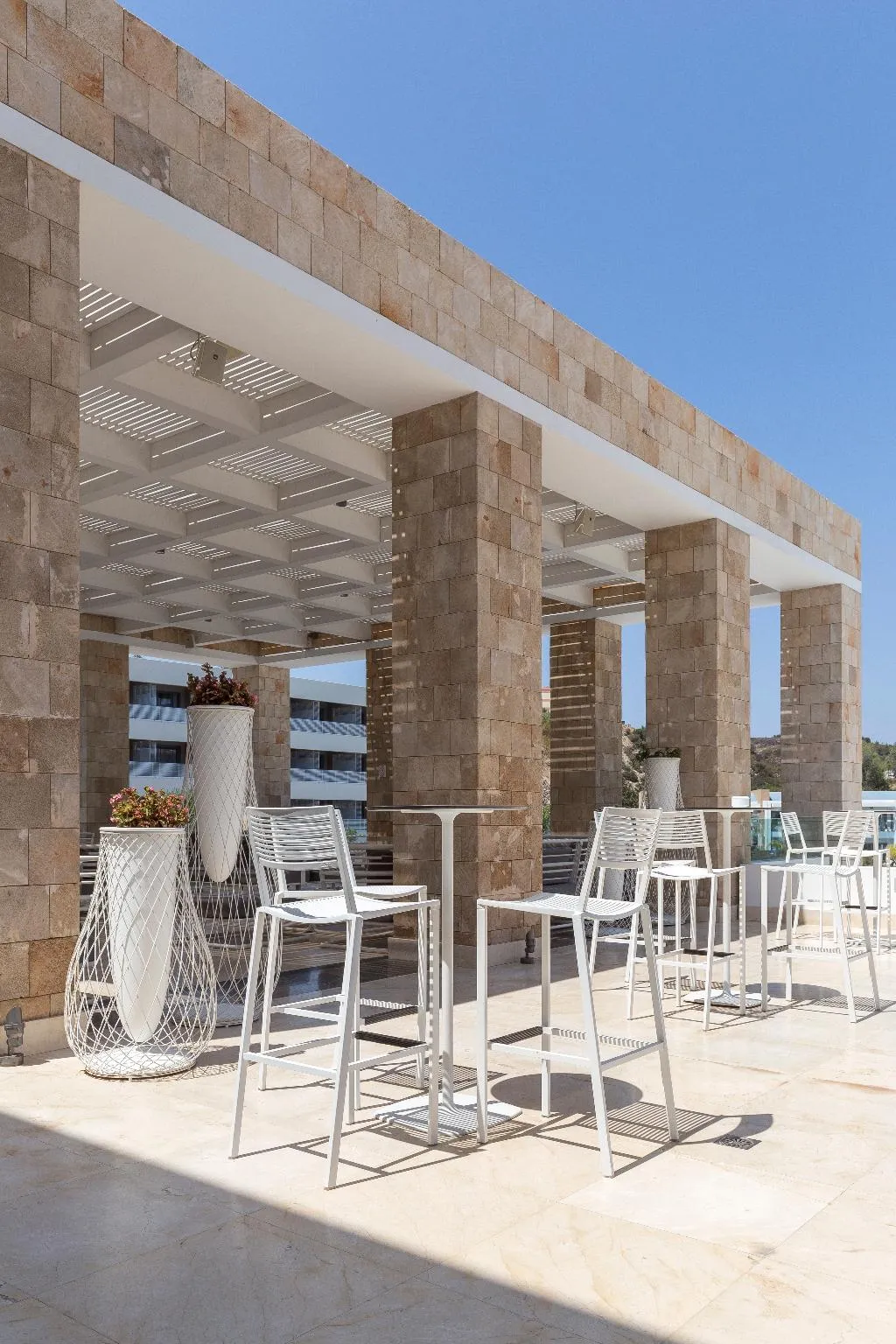 Terrace, Princess Andriana Resort & Spa, Rhodes