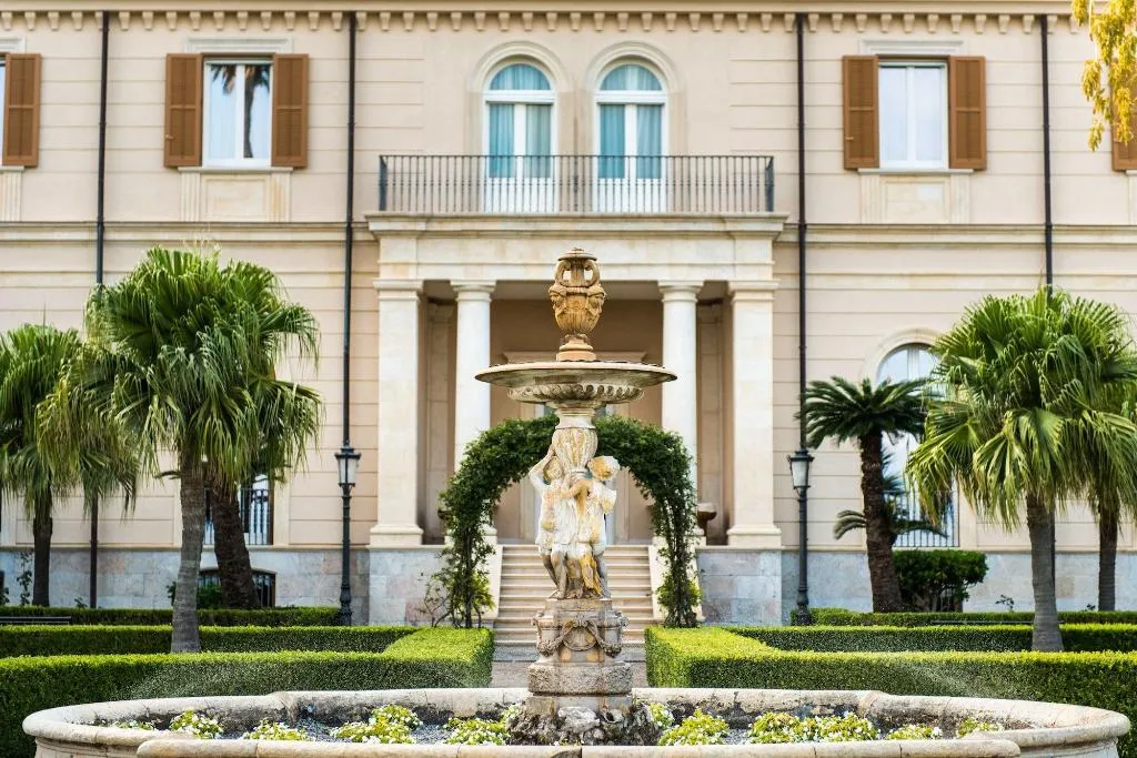 General view, Villa Pulejo, Catania