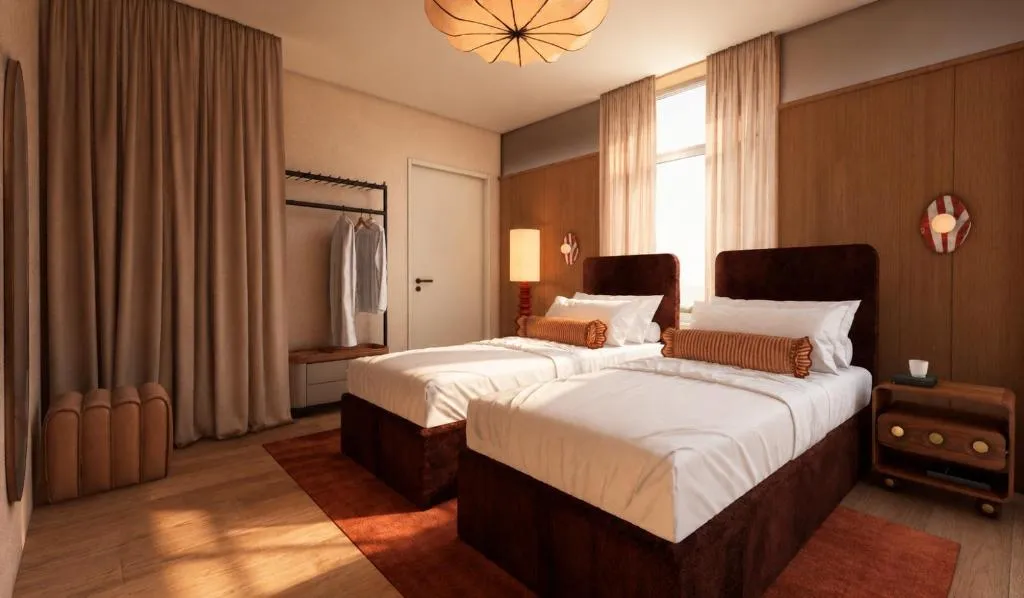 TWIN EXECUTIVE CANAL VIEW Room, De Herbert Amsterdam, Amsterdam