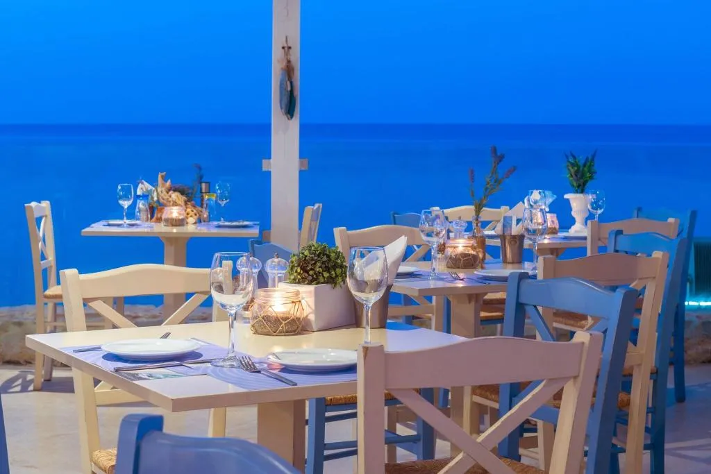 Restaurant, Mari Kristin Beach Hotel, Crete