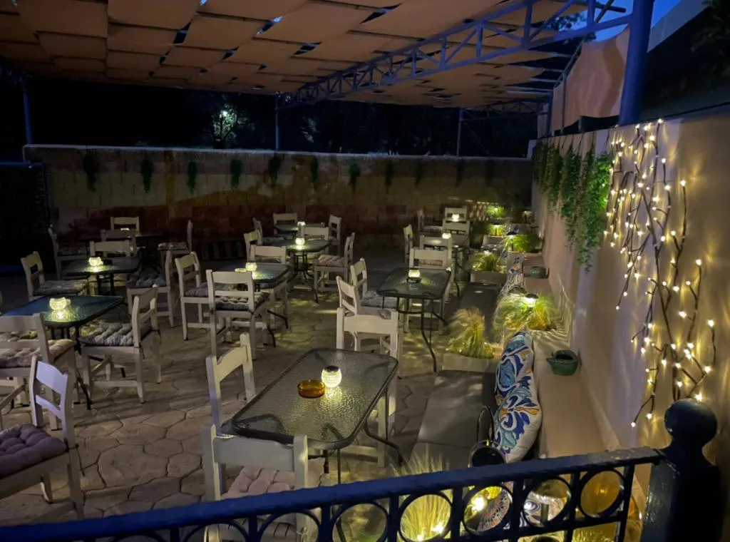 Terrace, Hotel Kourkoumelata, Kefallinia