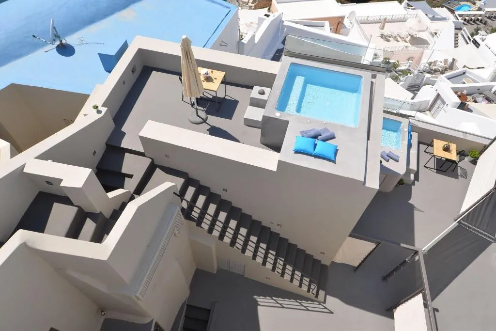 General view, Aria Suites, Santorini