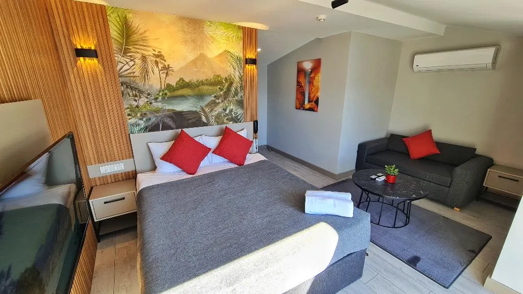 DOUBLE SEA VIEW WITH TERRACE Room, Letstay Panorama Suites, Antalya
