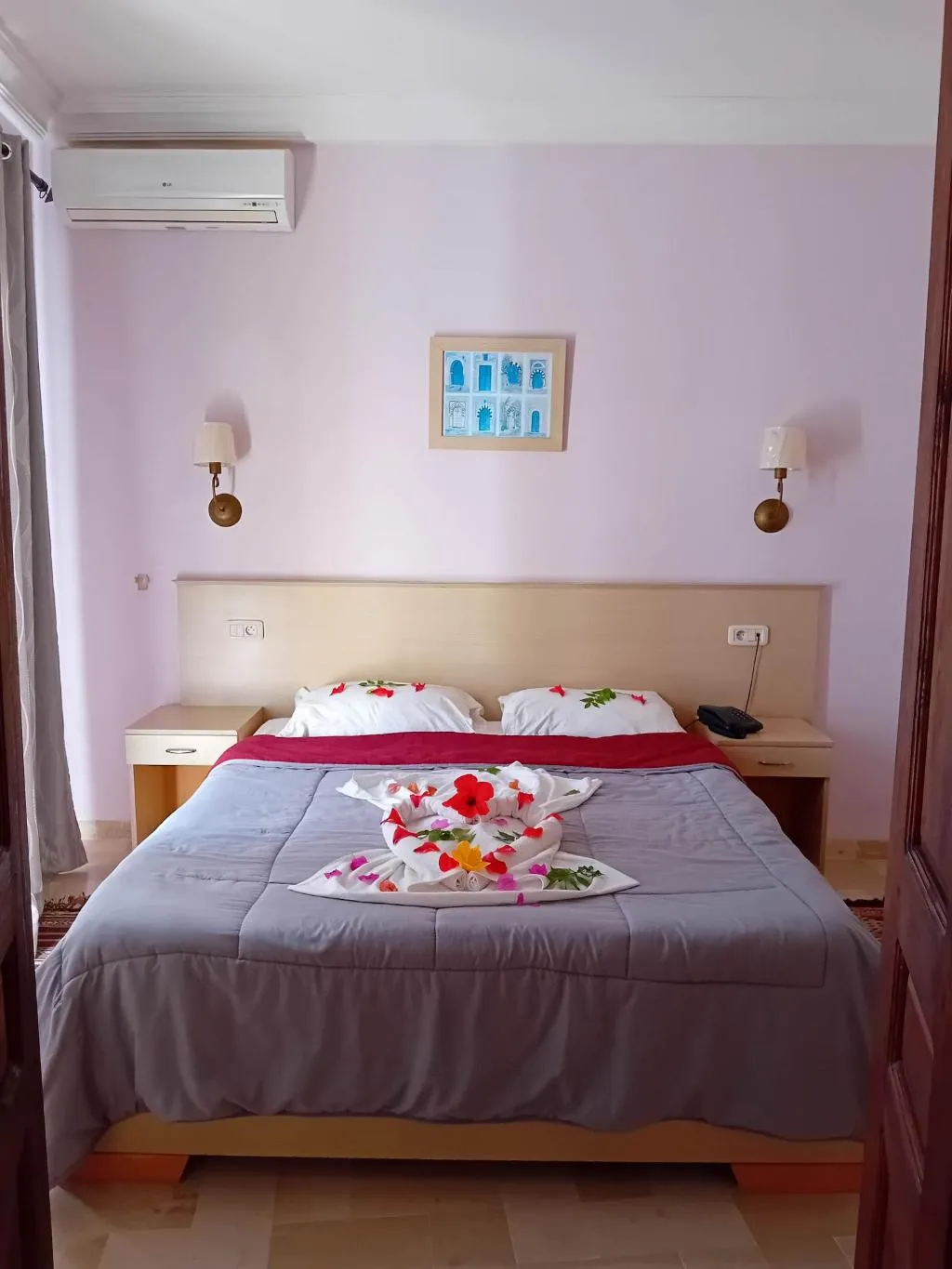 TRIPLE THREE BEDS Room, Hôtel Résidence Romane, Tunisia