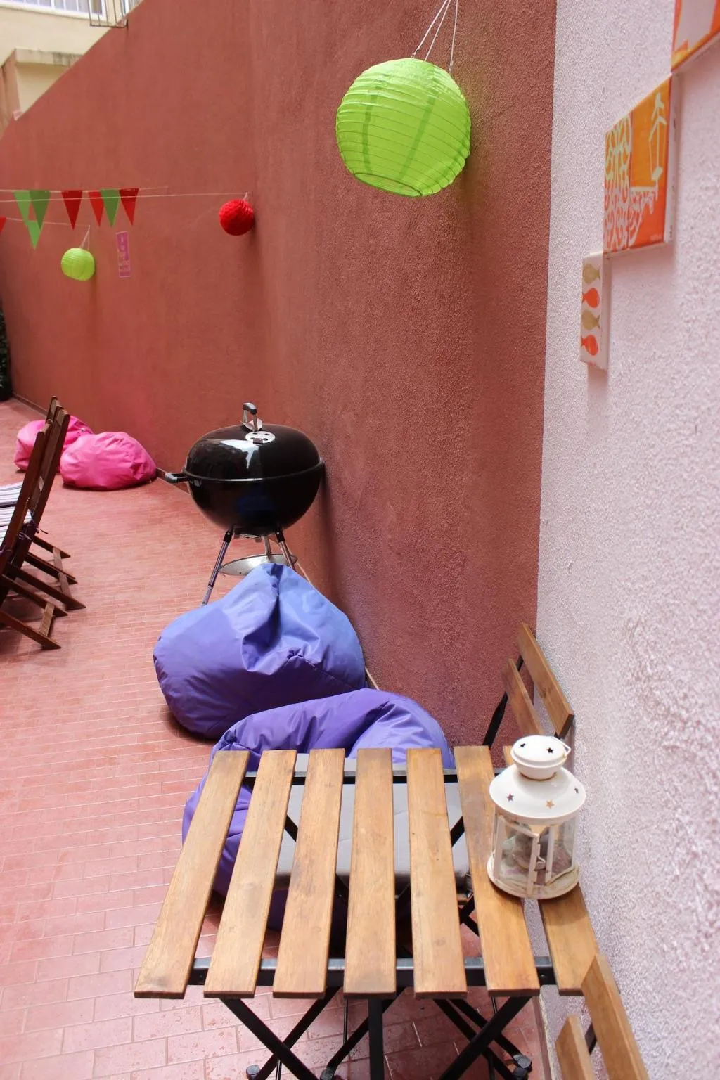 Terrace, Royal Prince Hostel, Lisbon