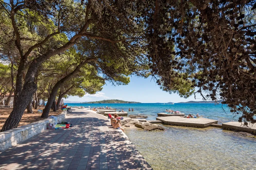Beach, Villas Arausana and Antonina, Split