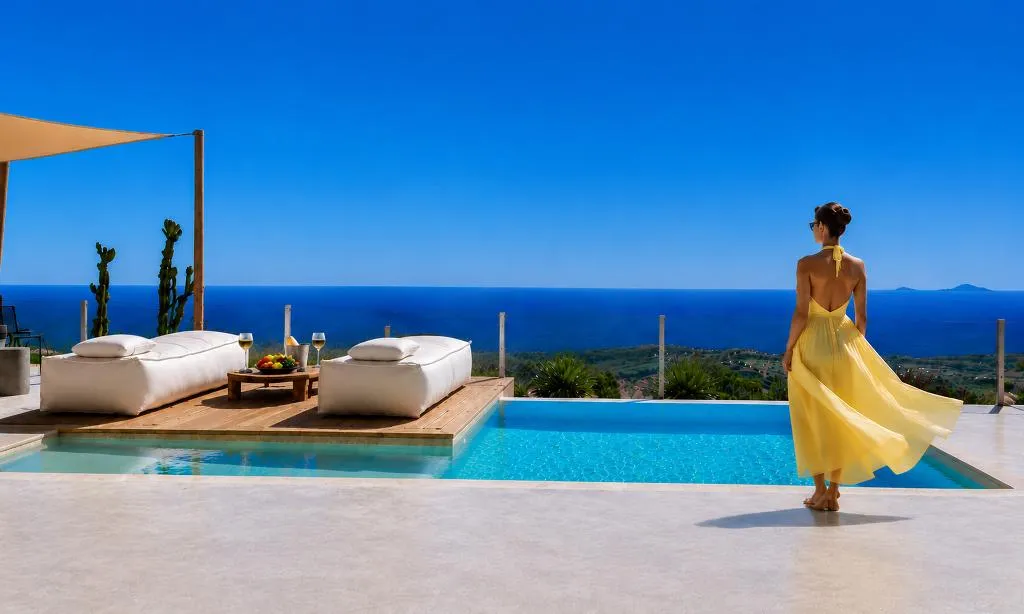 VILLA WITH PRIVATE POOL Room, Santorini Heights, Santorini