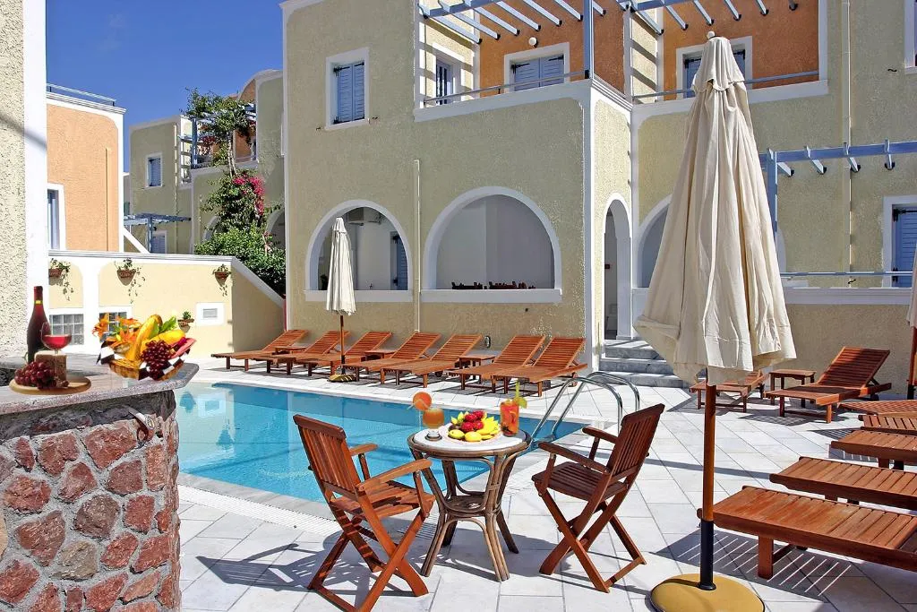Terrace, Sellada Apartments, Santorini