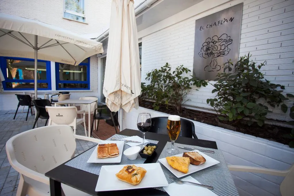 Terrace, La Posada del Chaflan, Madrid