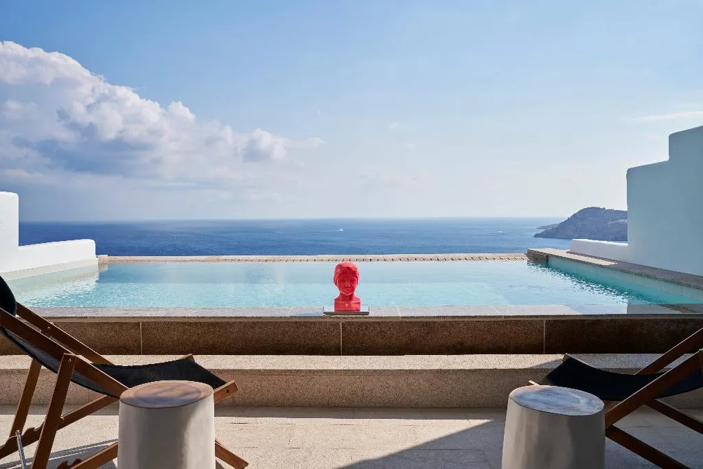 SUITE WITH PRIVATE POOL Room, Myconian Villa Collection Preferred Hotels, Mykonos