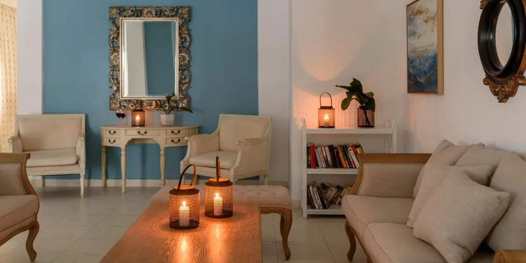 Lobby, Alesahne Beach, Santorini