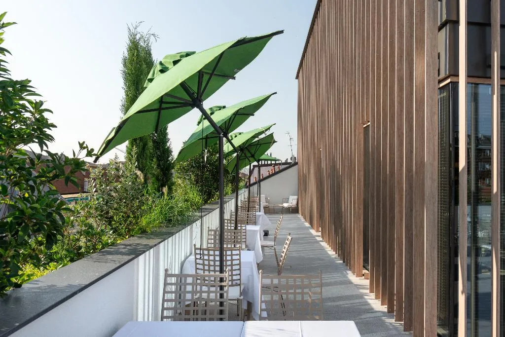 Terrace, Hotel Calimala Milano, Milan