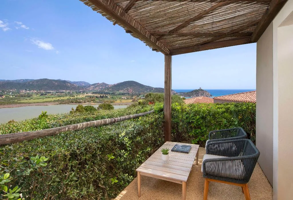 DOUBLE DELUXE BAY VIEW Room, Baia di Chia Resort Sardinia, Curio Collection, Cagliari