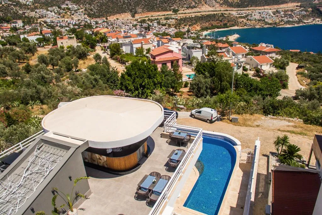 Terrace, Kalkan Saray Suites, Dalaman