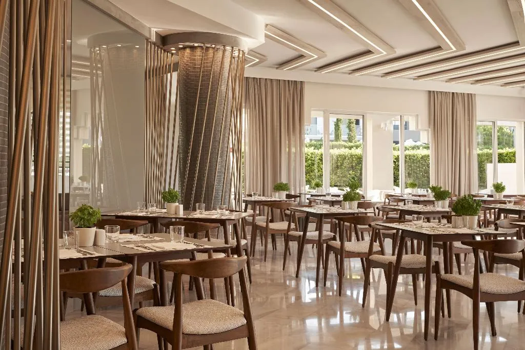 Restaurant, Atlantica Amalthia Beach Hotel, Crete