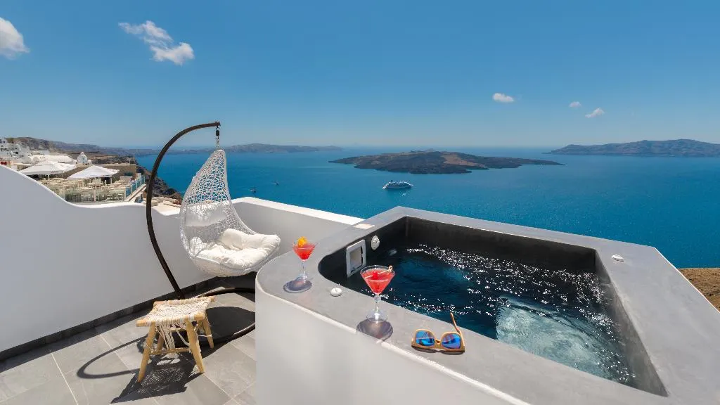 Double or Twin SEA VIEW Room, Katris Apartments, Santorini