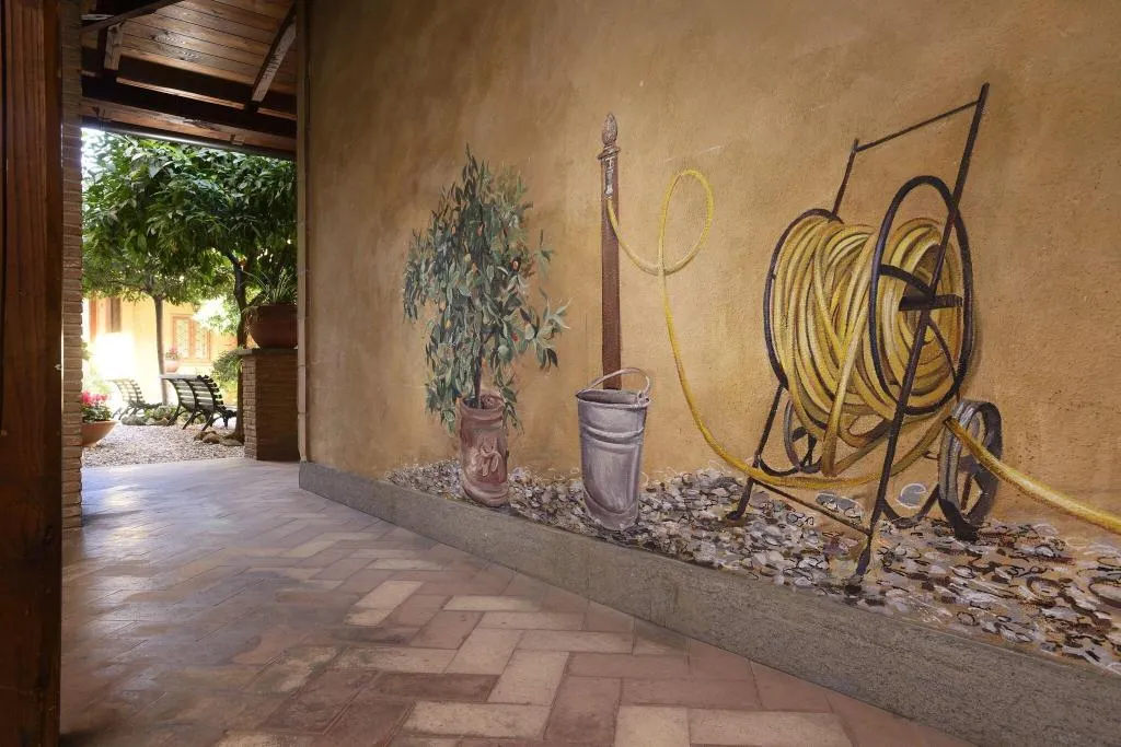 Lobby, Hotel Santa Maria, Rome