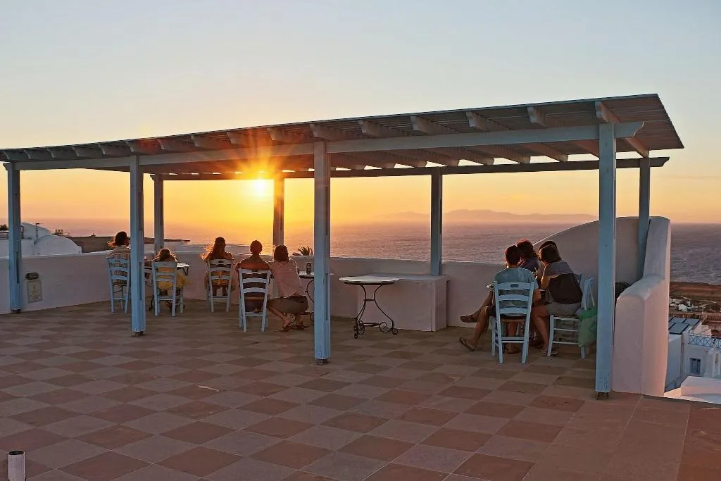 Terrace, Aethrio Sunset Village, Santorini