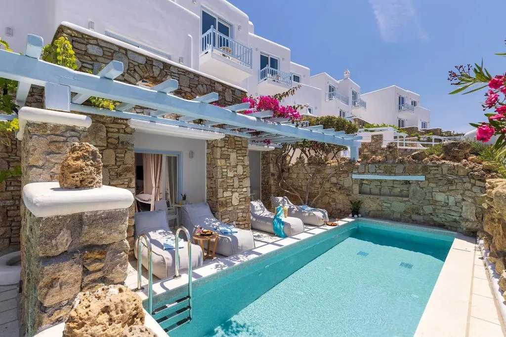 SUITE TWO BEDROOMS WITH AIR CONDITIONING Room, Saint John Hotel Villas & Spa, Mykonos