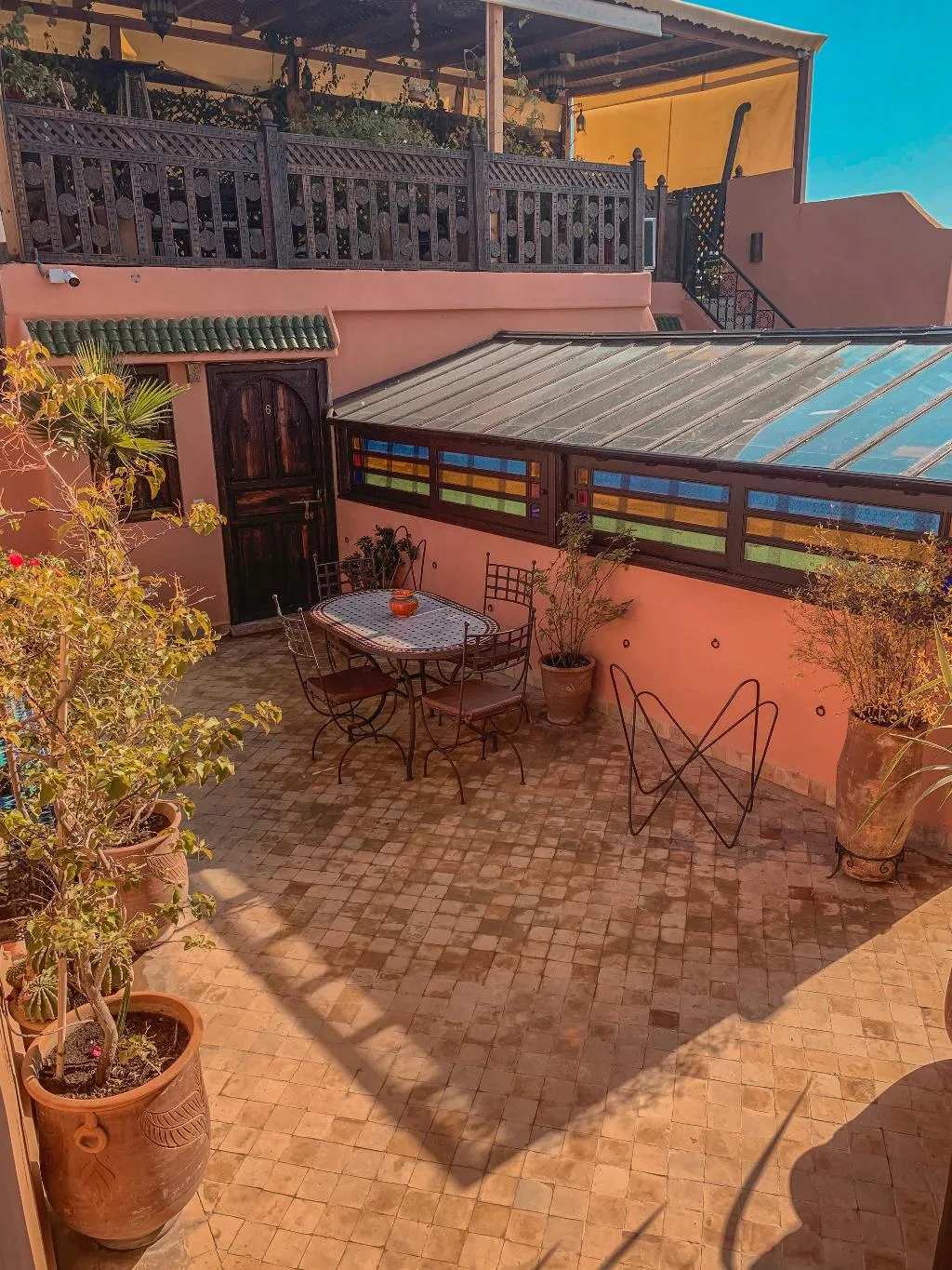 Terrace, Riad Ghali & Spa, Marrakech